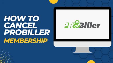 how to cancel probiller subscription|probiller cancel membership online.